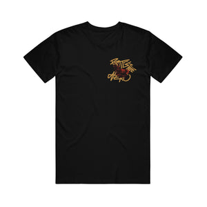 Cow About Them Apples Black T-Shirt
