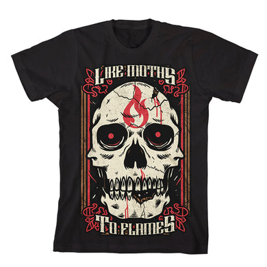 Flame Skull Black T-Shirt