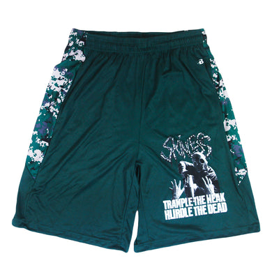 Trample Forest Green Digital Camo Shorts