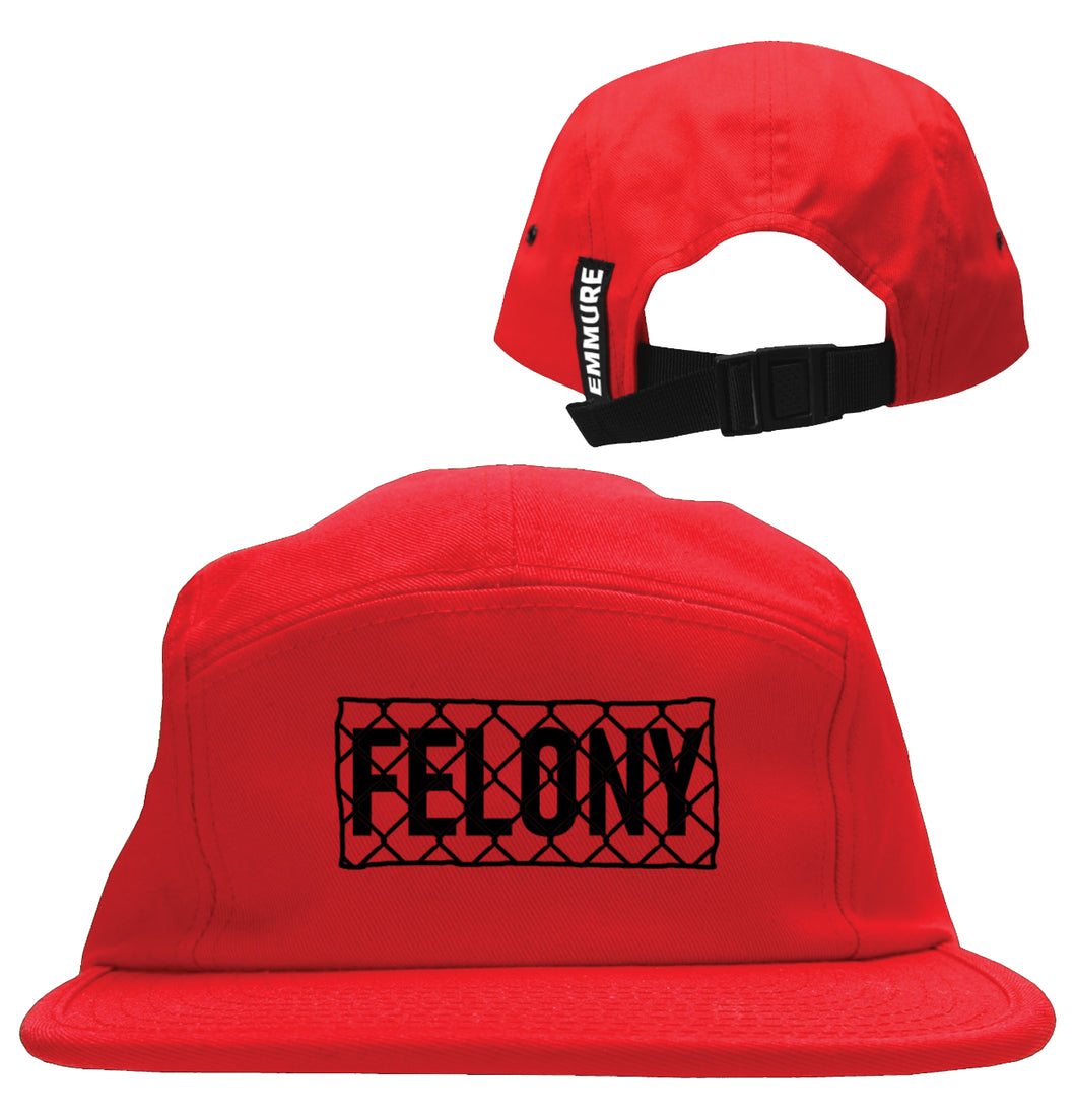 Chainlink Red Camp Hat